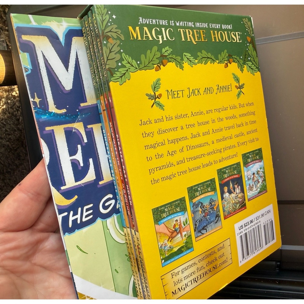 Magic Tree House Boxed Set: Paperback Books 1 - 4 & Poster - Picture 4 of 4